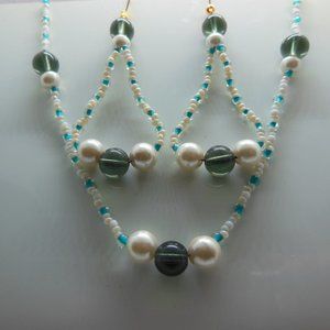 Handmade Set Earrings & Necklace